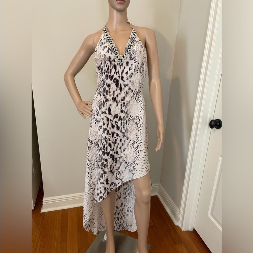 Haute Hippie Animal Print Long Dress, Size Small